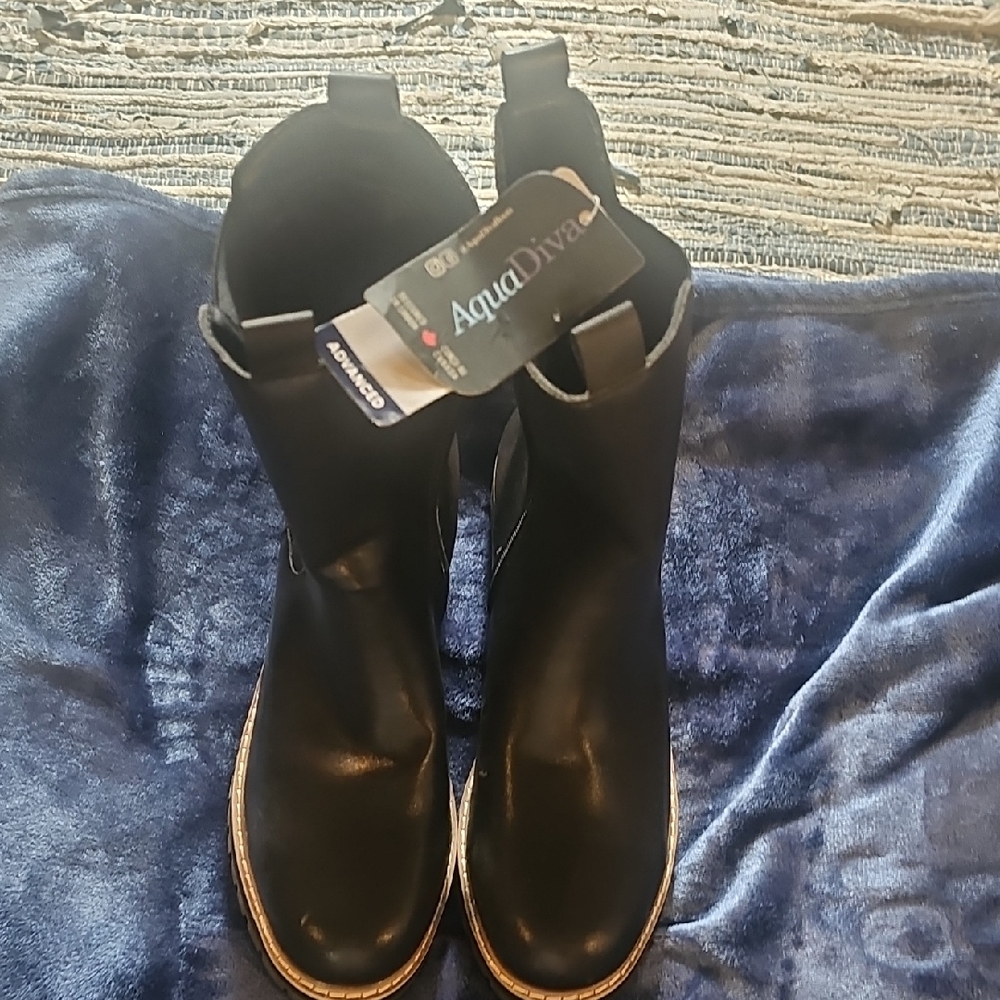 Aqua Diva Black Boots